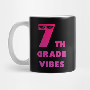 seventh grade vibes pink Mug